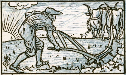 Der Pflüger, Liedillustration für 